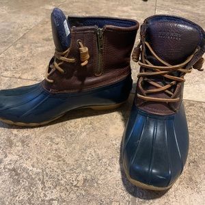 Sperry topsiders duck boots size 8